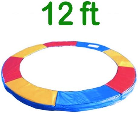 Green Bay 12FT Replacement Trampoline Surround Pad Foam Safety Guard Spring Cover Padding Pads Tri-Colour - Image 3