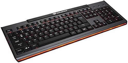 Cougar 200K Scissor Switches 7 Colour LED Backlight Gaming Keyboard with Anti-Ghosting Key Technology - Black - Image 4