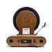 Fuse Vert Vertical Vinyl Record Player with Bluetooth, FM Radio, Alarm – Handcrafted Ashtree Woodthumb 3