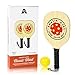 Amazin' Aces Pickleball Wood Paddle Set of 2- Pickleball Paddle Set Includes Wood Pickleball Paddles, 4 Pickleballs, 1 Mesh Carry Bag, and 1 Quality Box (2 Pack)
