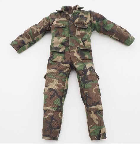 Studio one 1/6 Scale Clothes Uniforms Soldier Jumpsuit for 12" Male Military Action Figure Body Cloth for Doll