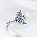 S925 Sterling Silver Cute Star Open Statement Ring for Women Girls Adjustable Vintage Lucky Star Engagement Wedding Ring Promise Ring Knuckle Finger Band Dainty Jewelry Gifts BFF Birthday