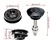 ANJOSHI 1 Pair Quick Latch Universal Heavy Duty Bumper Hood Latch Low Profile Hood Pins Latch Lock Clip Kit Quick Release Latch 6.2cm/2.44
