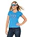 Rubie's Marvel Women's Universe Captain America Dream Rhinestone T Shirt,Multi,Medium