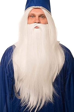 Weiße perucke mit bart Clearance