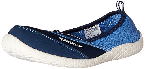 Speedo Women's Beachrunner 3.0 Water Shoe, Navy/White, 5 M US