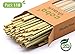 COBA Grass Straws Drinking – 100% Natural Eco Straws, Biodegradable, Disposable, Compostable Alternative to Plastic, Paper, Metal, Glass & Bamboo Straws – Pack 110