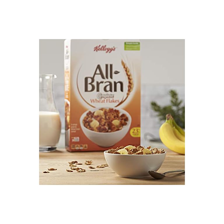 (Discontinued Version) Kellogg's AllBran Complete Wheat Flakes, Breakfast Cereal, Excellent