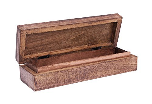 Diwali Gifts Decorative Wooden Watch Necklace Bracelet Holder Keepsake Box Long Jewelry Accessories Makeup Brush Organizer Multipurpose - Thumbnail 3
