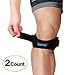 AGPTEK 2 Sets Adjustable Pain Relief Knee Brace Pad Support Strap Band for Running, Jumping, Basketball, Sport, both for Men and Women