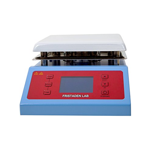 Fristaden Lab SH-4C Digital Magnetic Stirrer Hot Plate, Ceramic Plate 5L Volume, 0~1600RPM, 600W, Dual Control Heating and Stirring