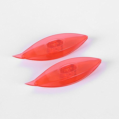 VKTECH 2pcs Tatting Shuttle Weaving Tool DIY Handmade Craft Lace Making Art Accessories (Red)