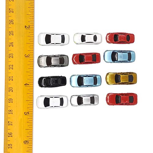 image for CWBPING 50pcs Painted Model Cars Miniature Resin Scale Model Car Build