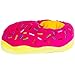 Silver Lilly Novelty Slippers - Plush Donut Dessert Food Slippers