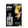 Braun J700 Spin Juicer extractor for whole fruit, citrus & vegetables 1000 Watt, 2 speeds, anti splash spout, 1.25L foam…