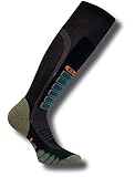 Eurosocks  Silver Supreme Sock, Black, X-Large