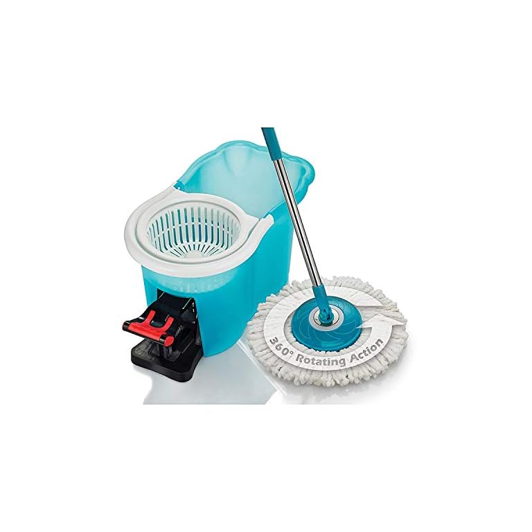 Hurricane Spin Mop Home Cleaning System by BulbHead, Floor Mop with