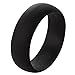 Jude Jewelers 5 Pack, 8mm Medical Grade Silicone Rings Wedding Band (10)