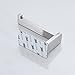 KES Self Adhesive Toilet Paper Towel Holder Tissue Paper Roll Holder RUSTPROOF Stainless Steel Brushed, BPH7201-2