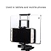 Tripod for iPad and iPhone,50 inches Lightweight Aluminum Camera Tripod + 2 in 1 Holder Mount Fits Smartphone(Width 2