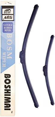26"&amp;18" Bracketless Windshield Wiper Blades Universal J Hook Premium Quality Pack of 2 (Immediately refund without return if not satisfied)