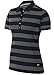 Nike Women's Dri-fit Bold Stripe Golf Polo Shirt-fucia