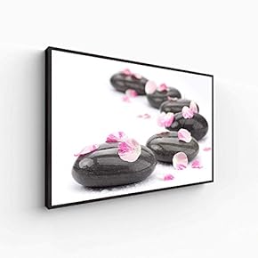 Floating Framed Canvas Wall Art for Living Room, Bedroom Spa Theme Canvas Prints for Home Decoration Ready to Hang - 16x24 inches