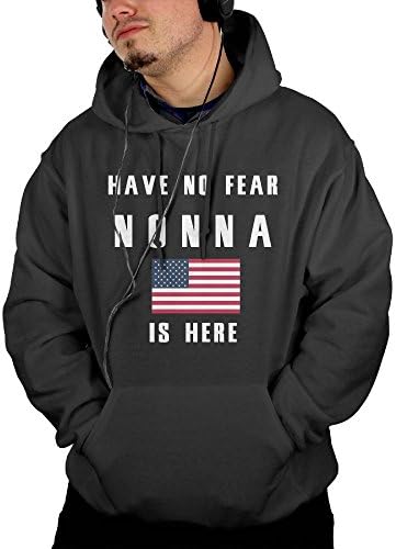 Huigvdhu Have No Fear Is Here Grandmother Weaters For Men Large