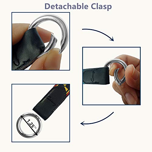 Crimmy Keychain Lanyard for Men Women, Badge Holder with Buckle, Double Sided Neck Strap Band Lanyards for Keys, ID, USB, Flash Drive (LKL001)