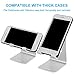 Stand for Phone, HOTOR Cell Phone Stand, Cradle, Dock, Holder, Stand for Switch, All Android Smartphone and for Phone XS Max XR 8 X 7 6 6s Plus 5 5s 5c Charging, Universal Accessories Desk –Silver