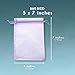 Purple Organza Bags, 5x7 Mesh Drawstring for Party Favor Gifts, Wedding, Jewelry (100 Pack)