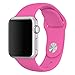 Zyra Sport Band for Apple Watch 38mm S/M, Soft Silicone Strap Replacement iWatch Bands for Apple Watch Sport, Series 2, Series 1 Barbie pink