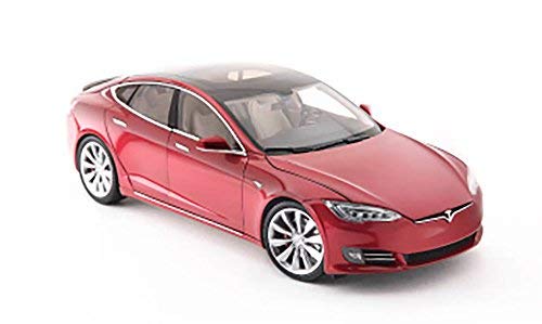 Tesla Diecast 1:18 Scale Model S P100D Red
