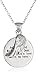 Sterling Silver Angel of God and Wing Pendant Necklace, 18