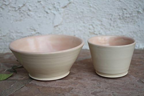 Bowl and Cup breakfast set handmade ceramic dinnerware