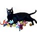 Cowfish Cat Toys Kitten Toys Assortments, 27PCS Variety Toy Set Including Cat Feather Teaser Wand, Feather Toys, Mice, Catnip Toys, Colorful Balls, Bells for Cat, Kitty, Kitten