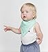 Baby Bandana Drool Bibs (Solid Mint)