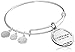 Alex and Ani Capricorn Constellation Expandable Shiny Silver Bangle Bracelet