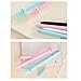 4 Pcs Cute Jelly Rabbit Ear Gel Pens 0.38mm(Commutative Pen Core) Creative Gifts Office School Supplies (Cute)