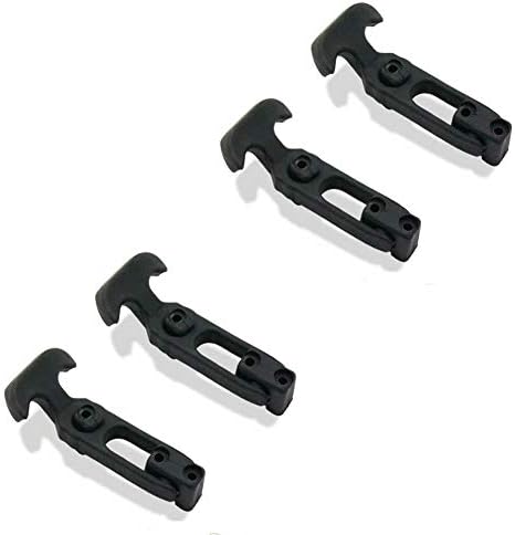 Chiloskit 4 Packs 4.3" T-Handle Rubber Flexible Draw Latches Cooler Latche for Toolbox Cooler Golf Cart/Farm Machinery, A78-1 (A78-1)