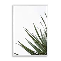 Framed Canvas Wall Art Green Plants Canvas Prints Home Artwork Decoration for Living Room,Bedroom - 16x24 inches