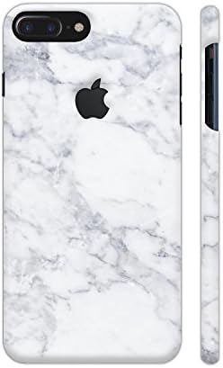 Colorpur White Marble Artwork On Apple iPhone 7 Plus Logo Cut Case | Artist: Abhinav