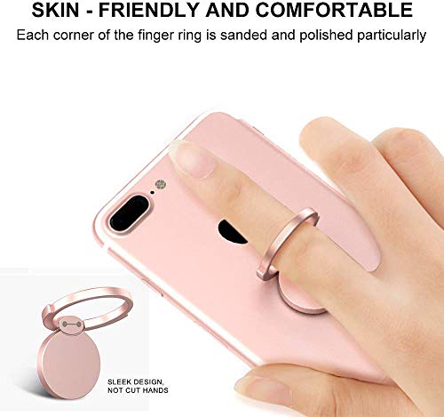 image for Sokuci Finger Ring Stand 3 Pack, AMA Forest 360° Rotary Cell Phone Ho