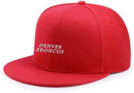 X22X Denver Best Team Broncos Embroidered Snapback Adjustable Baseball Cap Red