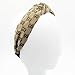 Designer GG Letter Embroidery Headbands - Cross Knot Wide Hairbands for Women - GG LOGO Hard Hair Hoops for Girls - 1Pcs of Pack (GG Letter Style)