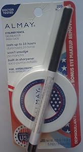 Image of Almay Eyeliner #205 Black+bonus Eye Makeup Remover Pads
