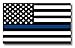 Magnet Me Up Thin Blue Line and Thin Blue Line American Flag Magnet Decal, 3x5 Inches, 2 Pack, Weatherproof UV Printed Vinyl, Heavy Duty Automotive Magnet for Car, Truck, SUV, Crafted in USA