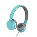 On Ear Headphones, Marvotek Stereo Headphones for Girls Wired Headphones with Mic Foldable Headphones Lightweight Headphones for Kids