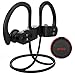Bluetooth Earpiece, Mpow EM18 Wireless Handsfree Headset V5.0 w/Dual CVC 8.0 Noise Cancelling Mics/24 Hrs Talk Time, Single Ear Bluetooth Headset for Cellphones/Workout/Truck Driver/Business