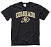Colorado Buffaloes Adult Arch & Logo Soft Style Gameday T-Shirt - Black ,